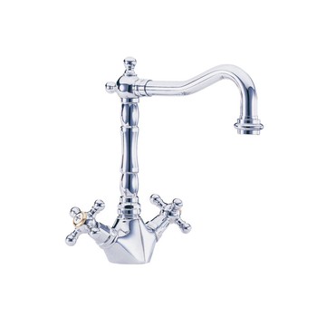 【MULTI百工居室】MIT製造嚴選 MTK15CC 古典歐風鉻色檯面龍頭