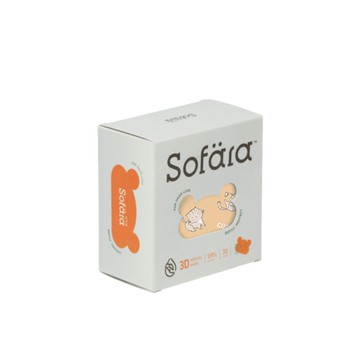 舒芙氧Sofära - 迷你幼(小臉版)3D空氣口罩-搗蛋貓款-1-3歲適用-30入/盒