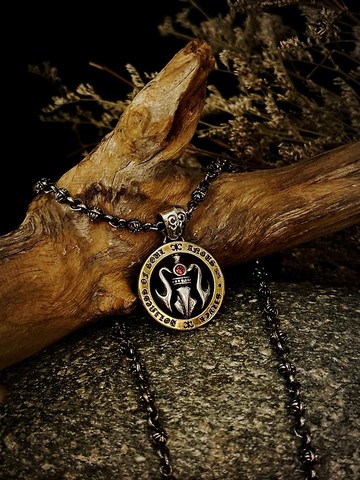 【圖騰系列】海神  925 純銀 墜飾 (不含鍊)