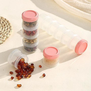 抗菌分裝盒醬料盒有刻度多功能盒可拆卸分裝盒收納盒小罐子 分裝瓶 醬料分裝盒 醬料分裝瓶 迷你分裝盒 粉末分裝盒 醬料收納