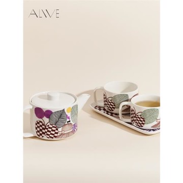 Alive蝶舞 茶具套裝禮盒茶壺馬克杯茶杯茶碟小托盤節日生日伴手禮