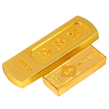 合金金條擺件仿金塊金磚佛堂供奉用品中式客廳裝飾家居飾品