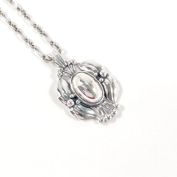 【日本直寄．二手美品】Georg Jensen 喬治傑生 項鍊 年度墜飾 2000 Heritage Collection 925 銀