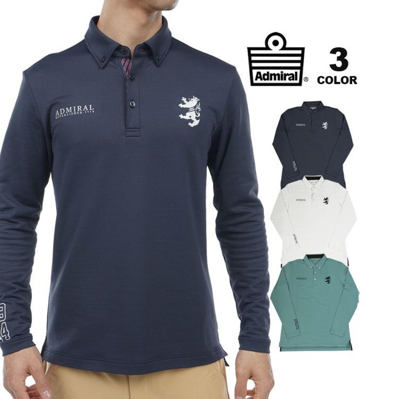 SALE アドミラル ゴルフ ポロシャツ Admiral GOLF Sokupoka Stretch POLO LONG SLEEVE SHIRTS  長袖ポロ 全3色 M-LL 吸湿発熱 保温 ストレッチ メンズ | LINEブランドカタログ