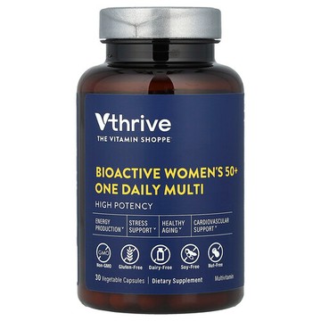 Vthrive, 生物活性 50 歲以上女性每日一次多營養素，30 粒素食膠囊