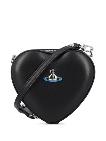 Vivienne Westwood - mini heart crossbody bag - women - Nappa Leather - One Size - Black