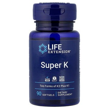 Life Extension, 精選維生素 K，90 粒軟凝膠