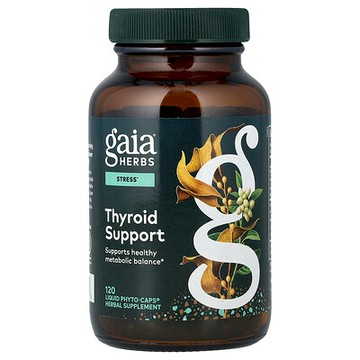 Gaia Herbs, 甲狀腺幫助，120 粒液體 Phyto-Caps® 膠囊