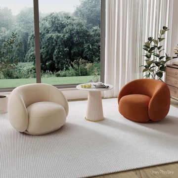 🎉開發票 沙發躺椅 北歐輕奢現代簡約沙髮椅網紅輕奢單人沙髮服裝店鋪休息區洽談桌椅 會議沙發椅 小戶型沙發