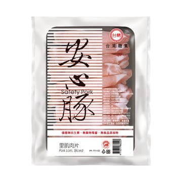 台糖安心豚里肌肉片(每盒約200g)