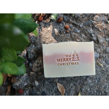 【皂章E01】Merry Christmas 聖誕樹 Acrylic Soap Stamp