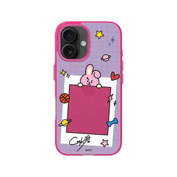 iPhone 16 Clear 粉漾桃 - BT21 - COOKY Stay With You