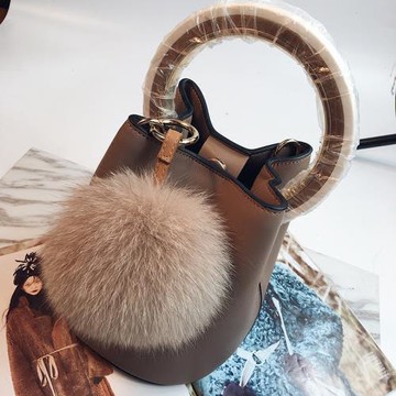 狐貍毛球掛件大毛毛球包包掛飾背包真毛絨飾品狐貍毛包飾配飾女裝