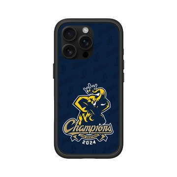 iPhone 16 Pro Mod NX 黑 - 職棒-中信兄弟 Brothers - 2024總冠軍紀念款-王者之象(鋼鐵藍)
