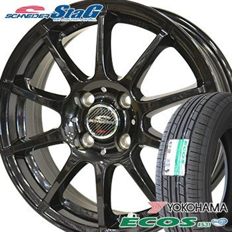 195/55R16 ヨコハマ エコス ES31 サマータイヤ ホイールセット ...