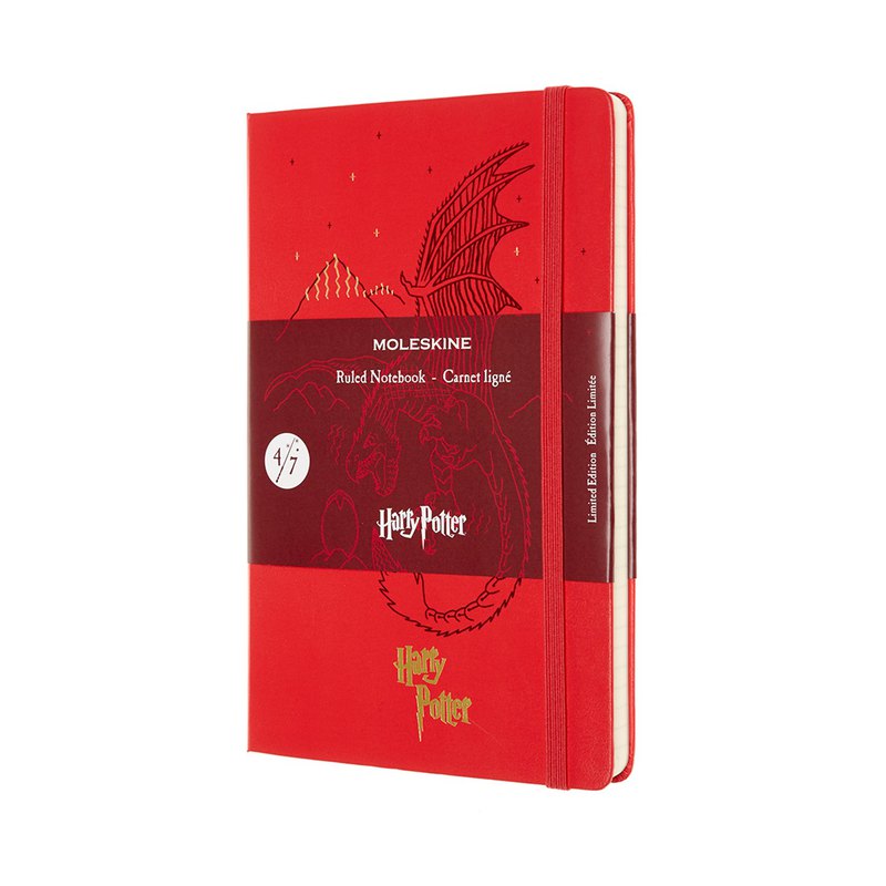 MOLESKINE 哈利波特限量筆記本 - L 型橫線 - 火盃的考驗