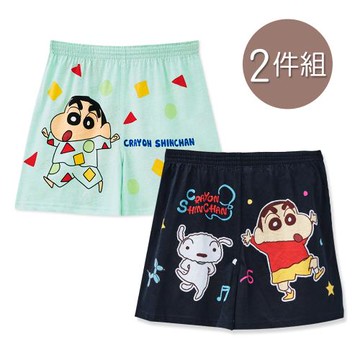 【ONEDER】 蠟筆小新 平口褲 四角褲 居家睡褲-M/L/XL-2件組(SC-C002.SC-C003)