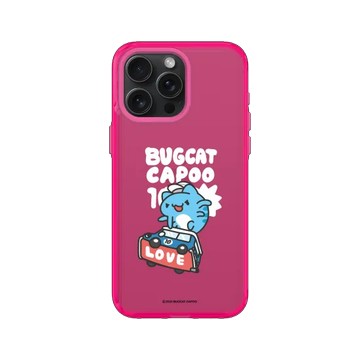 iPhone 15 Pro Max JellyTint 粉漾桃 - 貓貓蟲咖波 Bugcat Capoo - 10th 滑板咖波