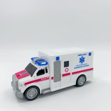 救護車警車消防車文藝車玩兒童慣性聲光塑膠益智城市服務車玩具車