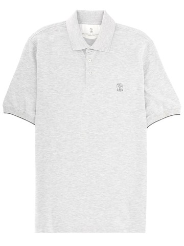 brunello cucinelli polo with logo