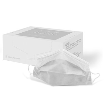 【JIUJIU親親】醫用口罩-潔淨白（30入/盒）