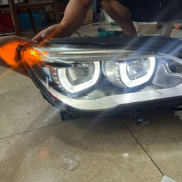 (質量保固）13-16款BMW 7系F02 高配全LED大燈原廠大燈總成原裝前大燈頭燈