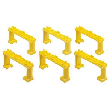 TAKARA TOMY PLARAIL 鐵道王國 複線橋墩6個 J-22 軌道配件組  1組