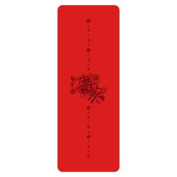 新年聯名賀歲橡膠墊子男女健身瑜伽墊專業體位線防滑天然吸汗刻字