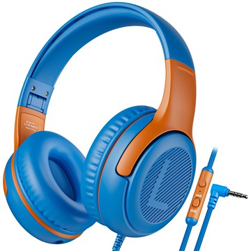 awatrue AT2輕便有線頭戴耳機兒童耳機跨境新款兒童學習遊戲音樂 鑫弘-數碼配件