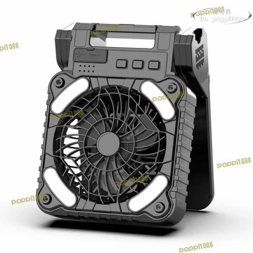 開業優惠！！！【全館免運】露營風扇usb充電便攜鋰風扇釣魚野營帳篷戶外風扇太陽能風扇