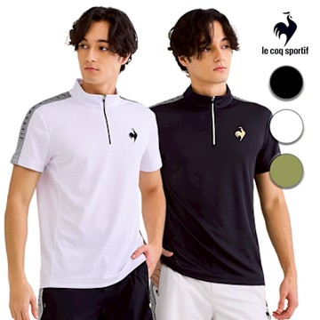 法國公雞 休閒潮流短袖立領衫 男款 三色 LWV21644