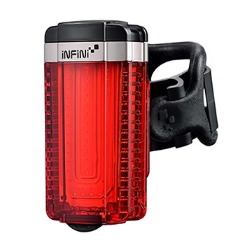 台灣 INFINI I-280R 黑色 自行車尾燈 USB充電 高亮度LED 防水防震  1個