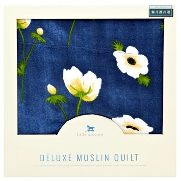 Little Unicorn豪華Muslin竹纖維四層紗布毯  120x120cm  鏡花水月