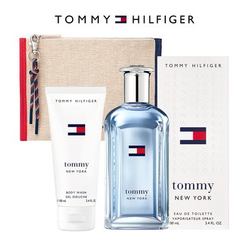 【TOMMY HILFIGER】紐約男性淡香水100ml(贈隨身包+沐浴精100ml)快速出貨