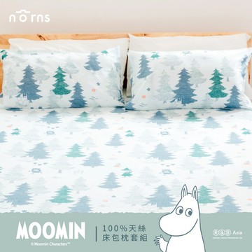 Moomin 森林100%天絲™床包枕套組任選 - Norns 嚕嚕米 正版授權 天絲 吸濕排汗 寢具 床包