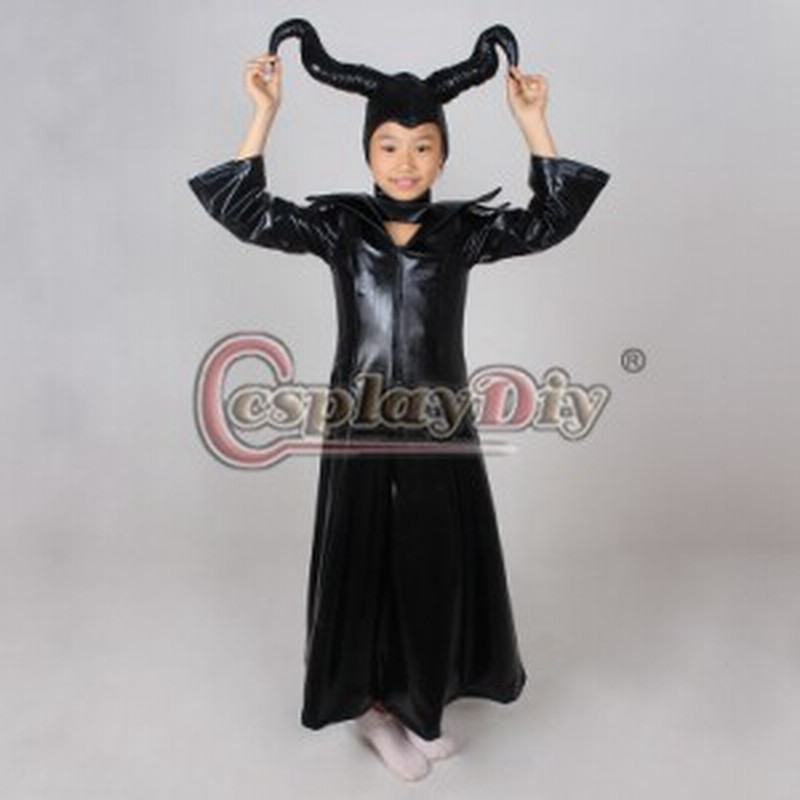 高品質 高級コスプレ衣装 ディズニー 眠れる森の美女 風 Maleficent マレフィセント タイプ 子供用キッズワンピース 王冠 通販 Lineポイント最大1 0 Get Lineショッピング