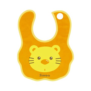 Simba 小獅王辛巴 造型圍兜  獅子 橘色  1入  1件