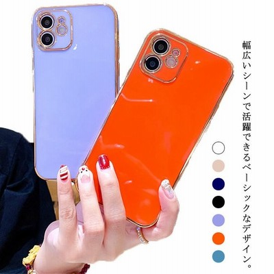 Iphone12 12mini ケース サイドメッキ加工 スマホケース カバー Iphoneケース シリコン 多機種対応 おしゃれ 韓国 可愛い ソフ 通販 Lineポイント最大get Lineショッピング