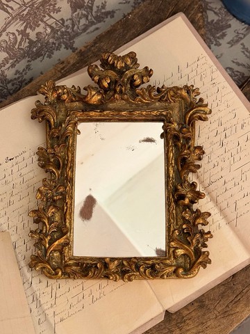 40104 法國華麗新藝術掛鏡 27X 22cm