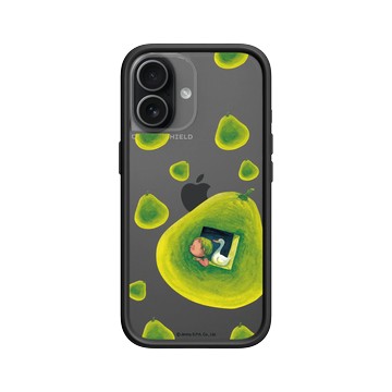 iPhone 17 Mod NX -邊框背蓋組合 (相機按鈕) 黑 - 幾米 Jimmy Liao - 世界別為我擔心-鴨梨