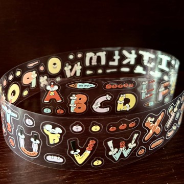 A to Z // PET Sticker Roll