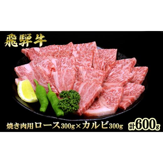 ふるさと納税 岐阜県 池田町 飛騨牛 焼肉 ロース＆カルビ セット 計600g A5 和牛 牛肉 ブランド牛 お肉 霜降り ロース カルビ 食べ比べ 焼肉用 バーベキュー B…