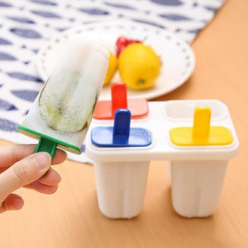 日本進口塑料棒冰模盒家用無毒雪糕冰棍冰激凌冰棒冰糕冰塊模具盒