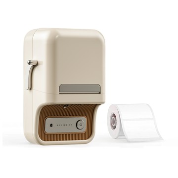 [精臣Niimbot]B21S 標籤機組（內含一組白色標籤紙） 熱感應標籤機—白色