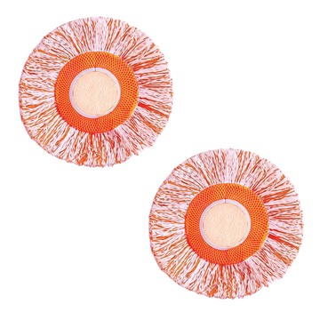 小麥購物 太陽花拖把 替換布 C616 35g  25 x 25 x 2cm  2個