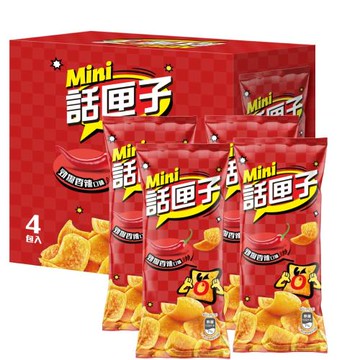 話匣子Mini 勁爆香辣口味玉米片(192g/盒)