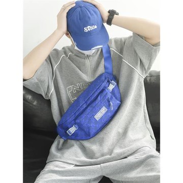 胸包男ins潮小包斜挎包男士包包潮牌運動背包學生休閑腰包單肩包