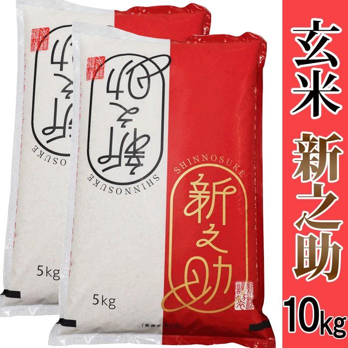 玄米 新潟県産 新之助 10kg(5kg×2) 令和5年産 送料無料 産地直送米 一等米 一部地域は送料かかります 新ブランド米 新潟 コシヒカリ