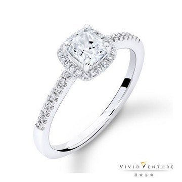 亞帝芬奇隨光舞動GIA50分鑽戒