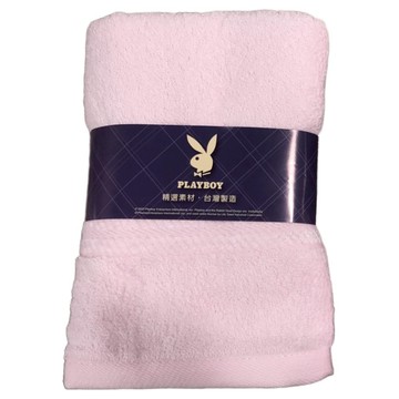 PlayBoy 清逸素色毛巾 精梳棉  粉色  1個